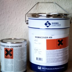  Industrial Grade Sigma two pack Epoxy Floor paint  Its worth paying the extra! Forklift truckable epoxy floor paint where abrasion resistance is important.