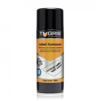 Tygris Label Remover NSF - Penetrates and dissolves adhesives
